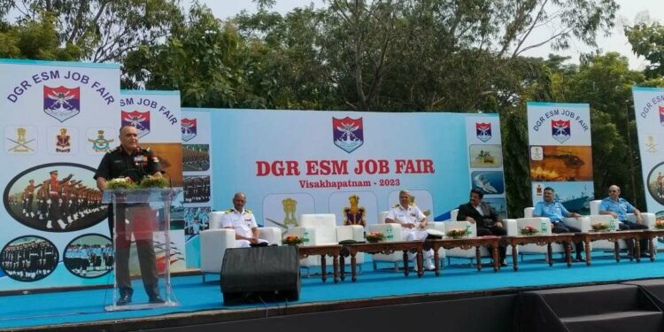 Job Fair conducted for Ex-Servicemen at Visakhapatnam