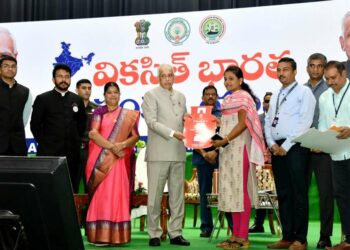 Governor Nazeer kicks off Vikasit Bharat Sankalpa Yatra in Visakhapatnam