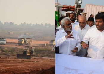 Visakhapatnam bhogapuram Airport construction