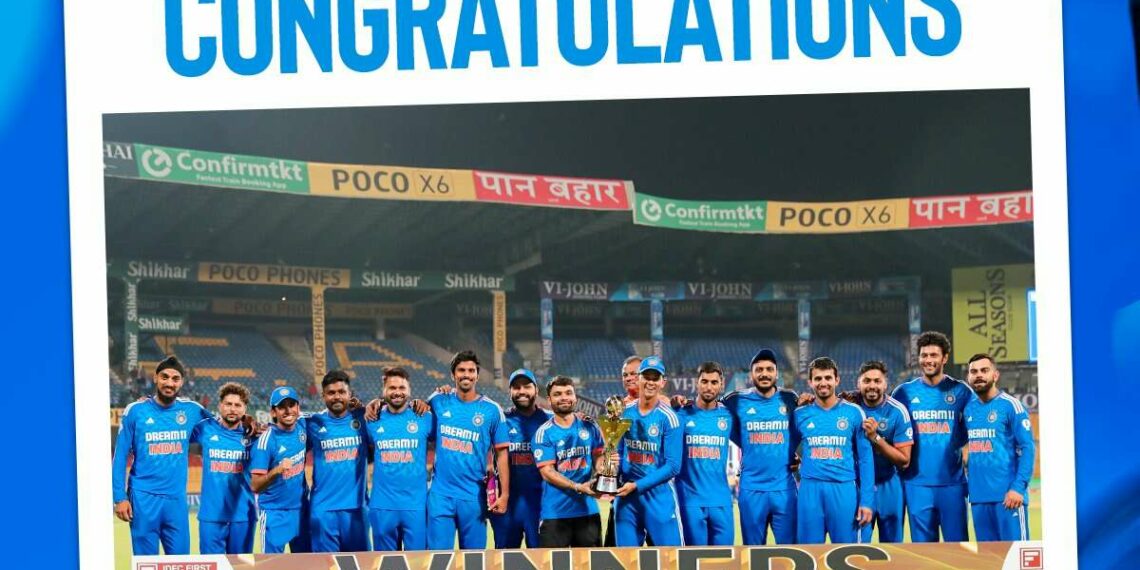 India emerged victorious against Afghanistan in the 3rd T20 match