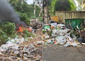 vizag garbage pile up