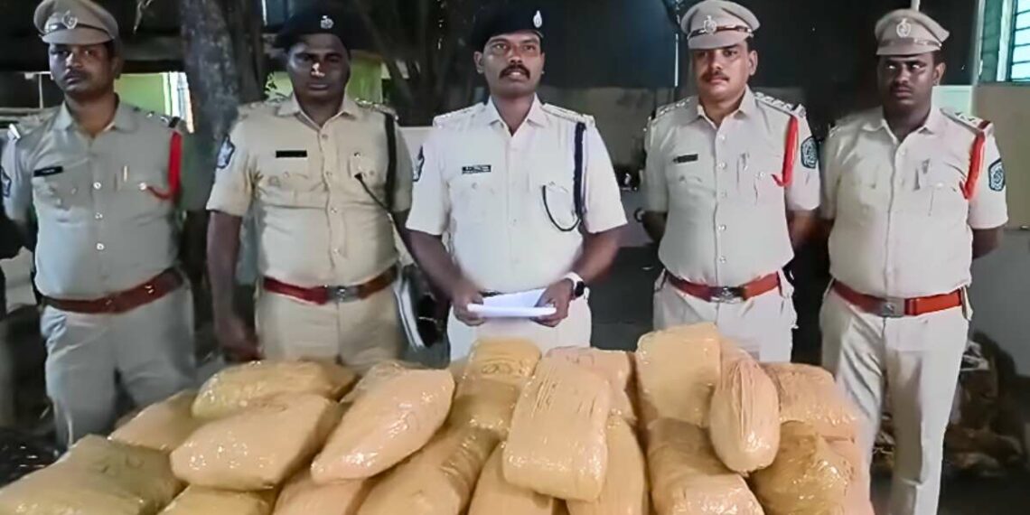 4 arrested, 80 gm of ganja seized in drug smuggling case, Vizag