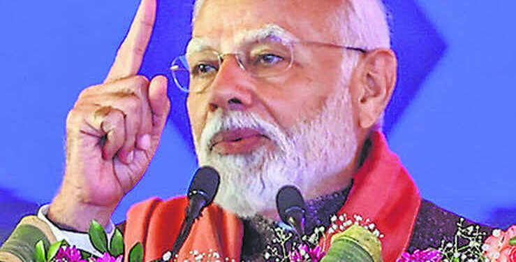 PM Narendra Modi roadshow in Visakhapatnam on March 15