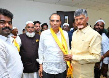 Seethamraju Sudhakar, two corporators join TDP