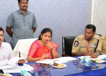 Vangalapudi Anitha conducts review meeting in Visakhapatnam