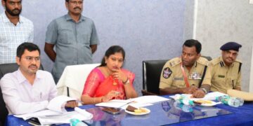 Vangalapudi Anitha conducts review meeting in Visakhapatnam