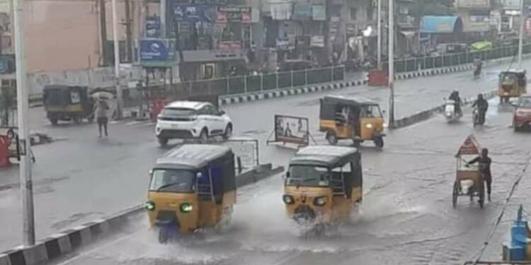 Rain cripples normal life in Visakhapatnam