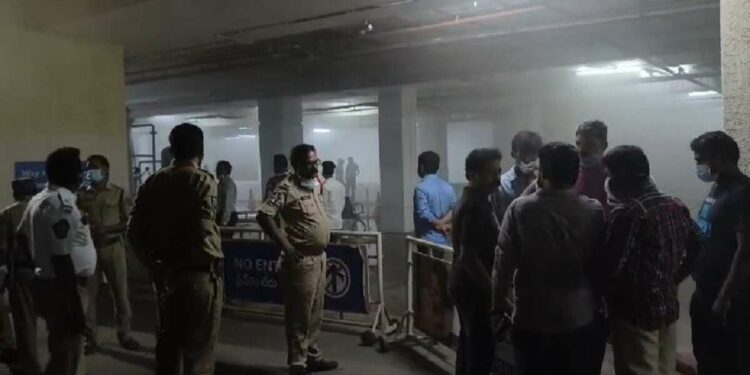 Fire breaks out at Medicover Hospital, Visakhapatnam, post midnight