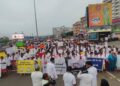 Junior doctors rally in Visakhapatnam after Kolkata doctor incident