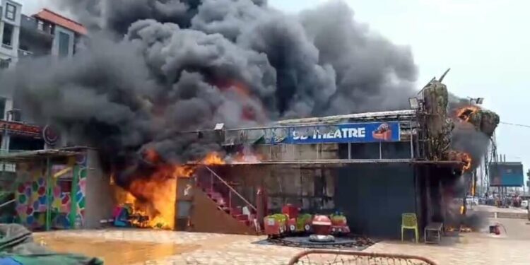 WATCH: Dino Park in Visakhapatnam destroyed in major fire