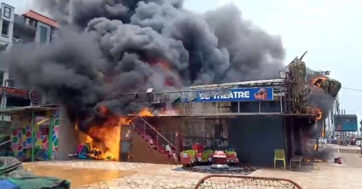 WATCH: Dino Park in Visakhapatnam destroyed in major fire