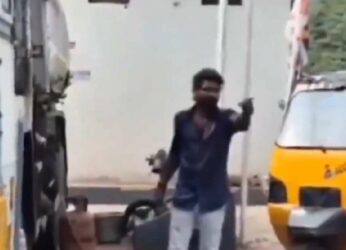 Andhra Pradesh: Pawan Kalyan fan tries to set himself on fire at petrol pump in Visakhapatnam