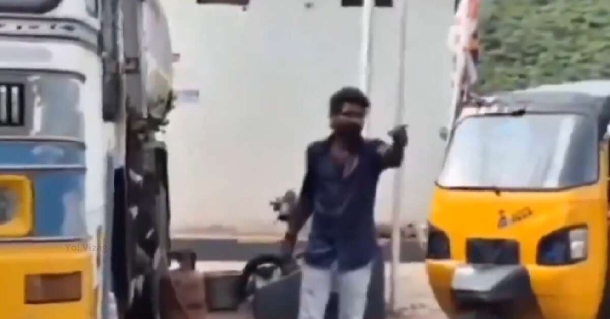 Andhra: Pawan Kalyan fan tries to set himself on fire at petrol pump in Visakhapatnam