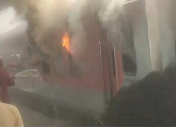 Huge fire at Visakhapatnam Railway Station for the first time in history