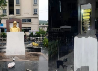 Controversy over removal of YSR statue in Akkayyapalem