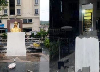 Controversy over removal of YSR statue in Akkayyapalem, Visakhapatnam