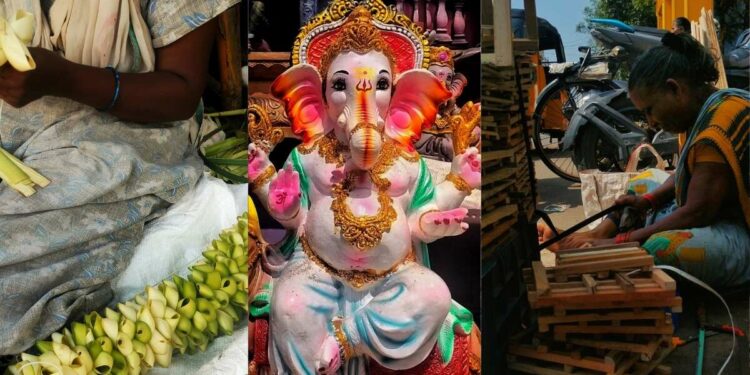 Medara women in Visakhapatnam are making Ganesh Chaturthi grand