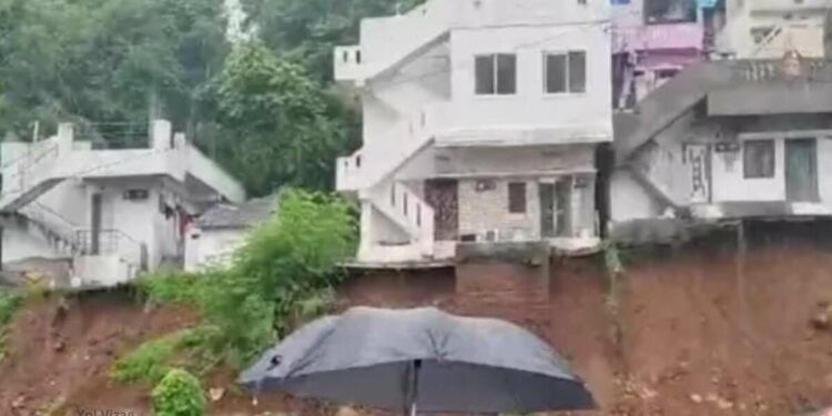 Rain causes landslide in Visakhapatnam; holiday declared for schools