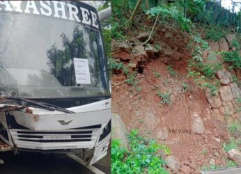 Bus accident at Kailasagiri, Visakhapatnam, leaves tourists injured