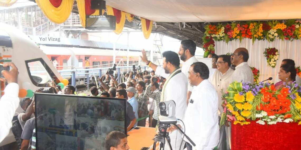 Durg-Visakhapatnam Vande Bharat flagged off