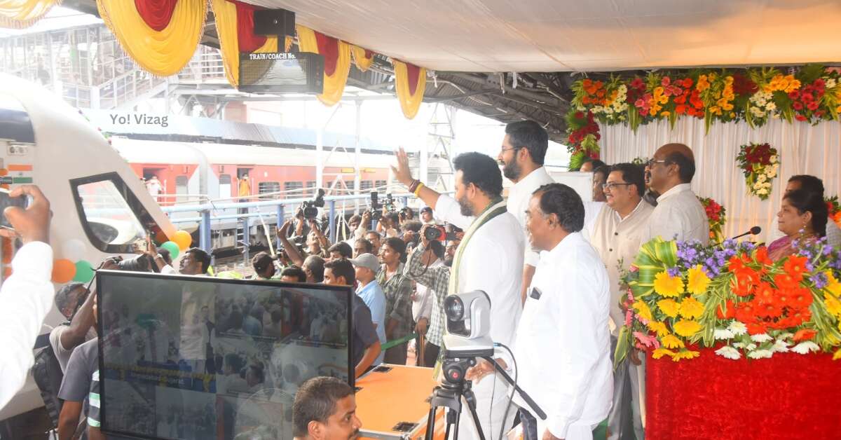 Durg-Visakhapatnam Vande Bharat flagged off