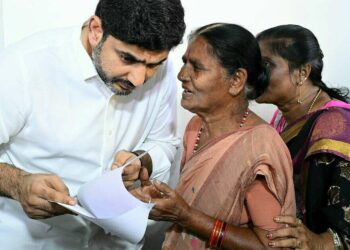 IT minister Nara Lokesh holds 'Praja darbar' in Visakhapatnam