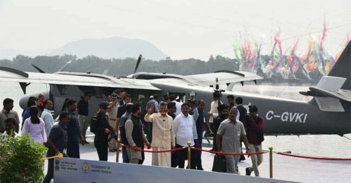 First seaplane in Andhra Pradesh off to a flying start