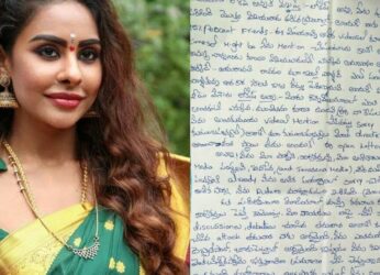 Internet erupts as actress Sri Reddy pens an open letter “begging” IT Minister Nara Lokesh