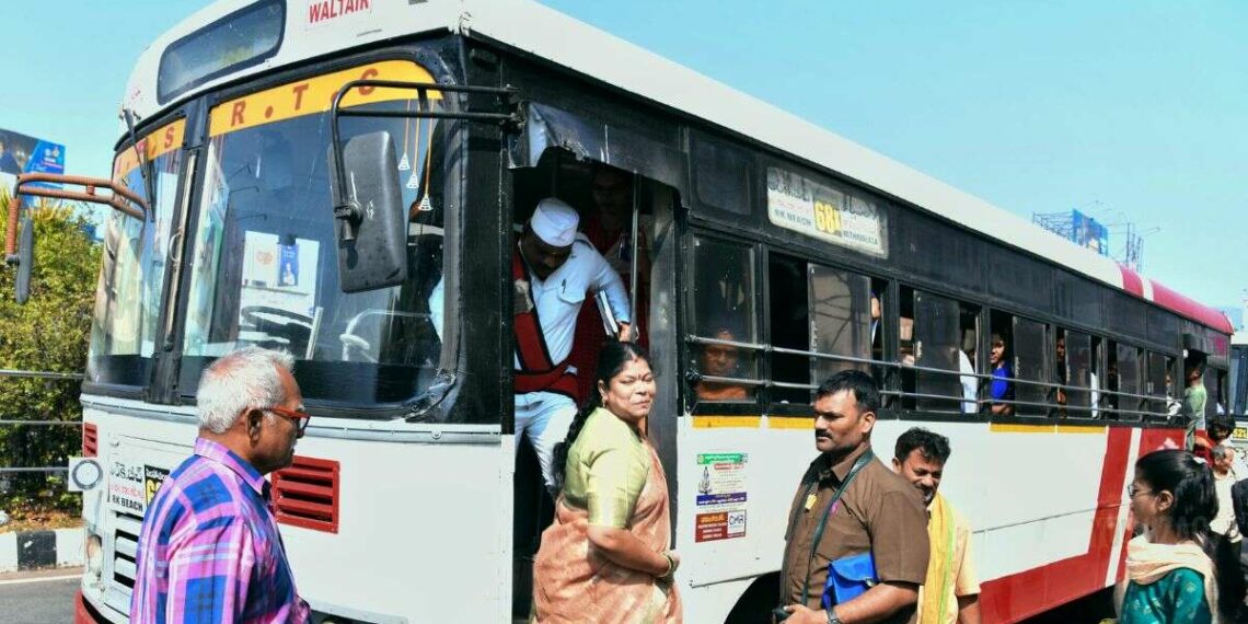 Pollution control in Visakhapatnam: Mayor uses public transport