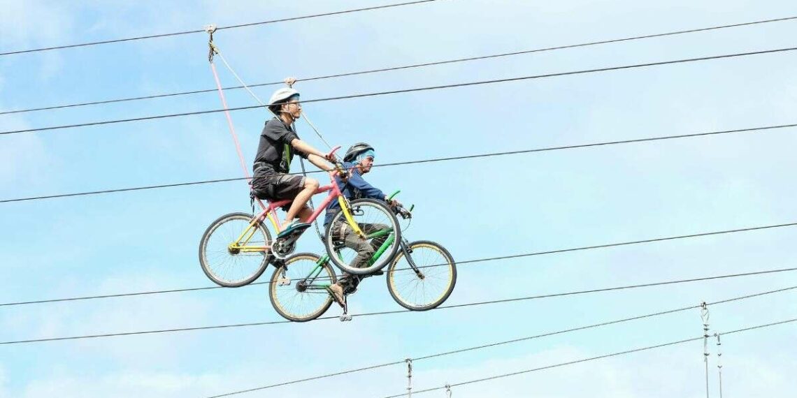 Feel the rush with Zip line, Sky cycling ride in Visakhapatnam now!