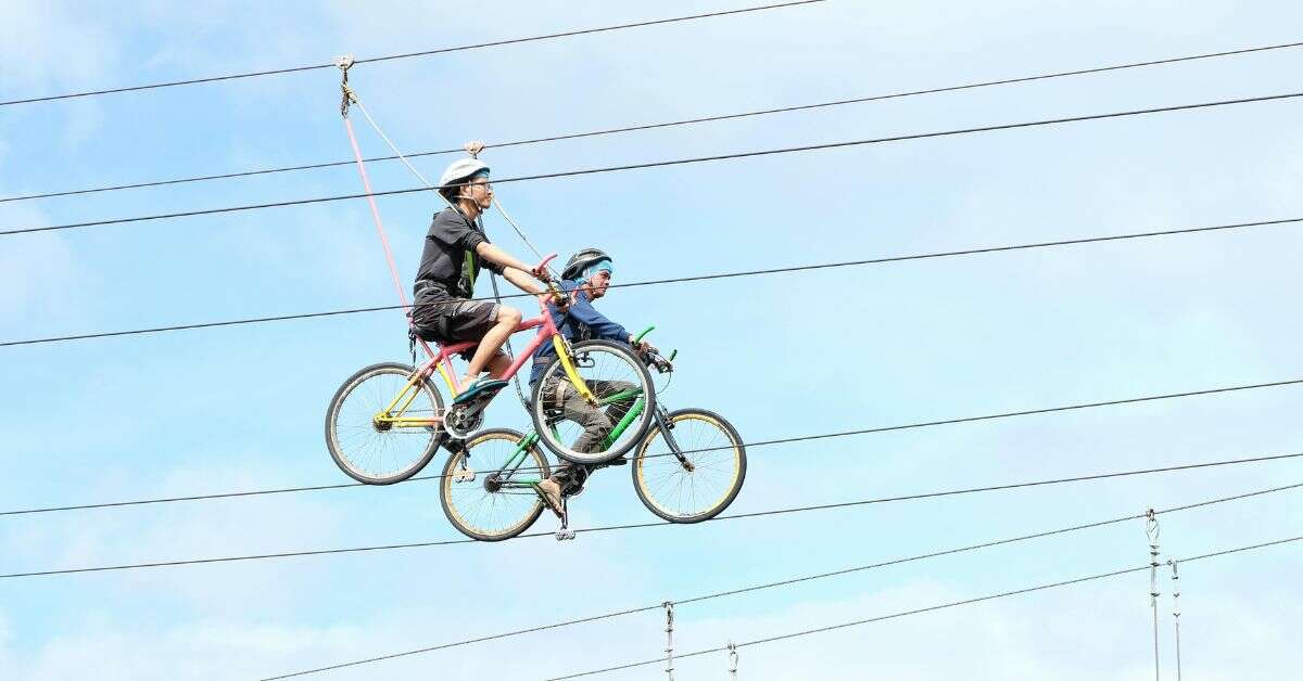 Feel the rush with Zip line, Sky cycling ride in Visakhapatnam now!