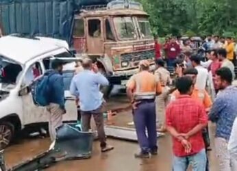 Four killed in road accident near Bhogapuram