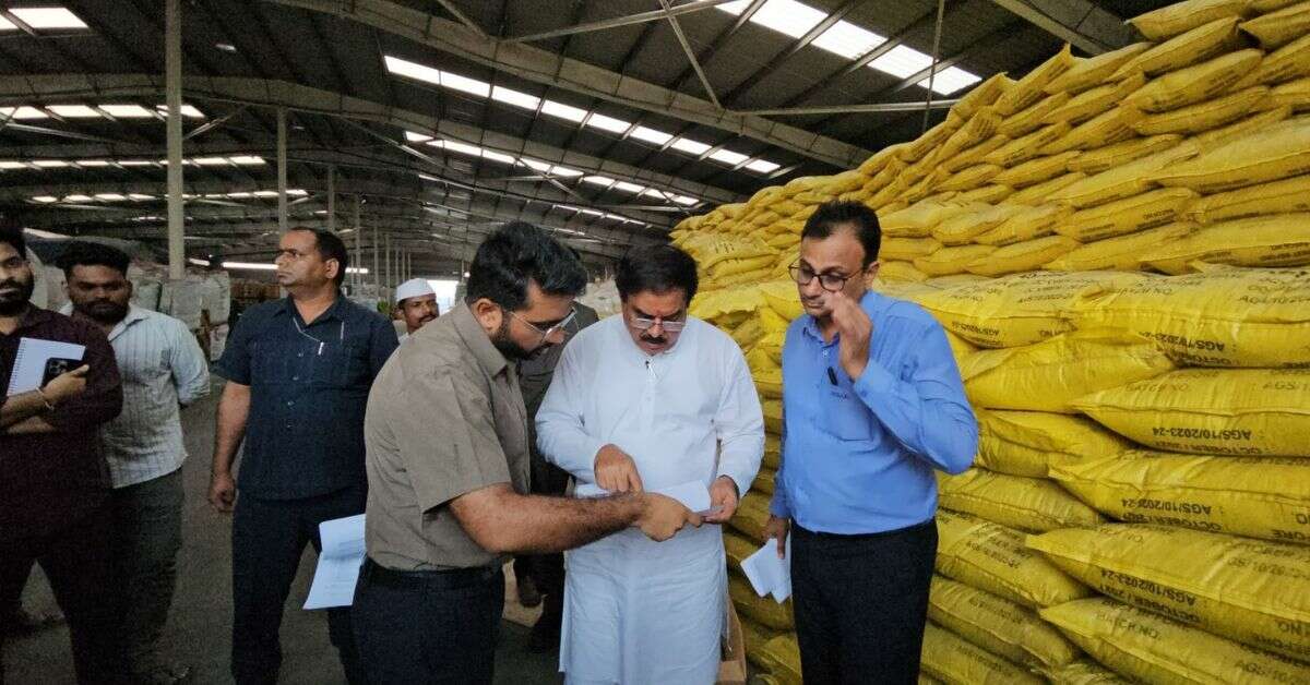 483 metric tonnes of PDS rice seized at Visakhapatnam port