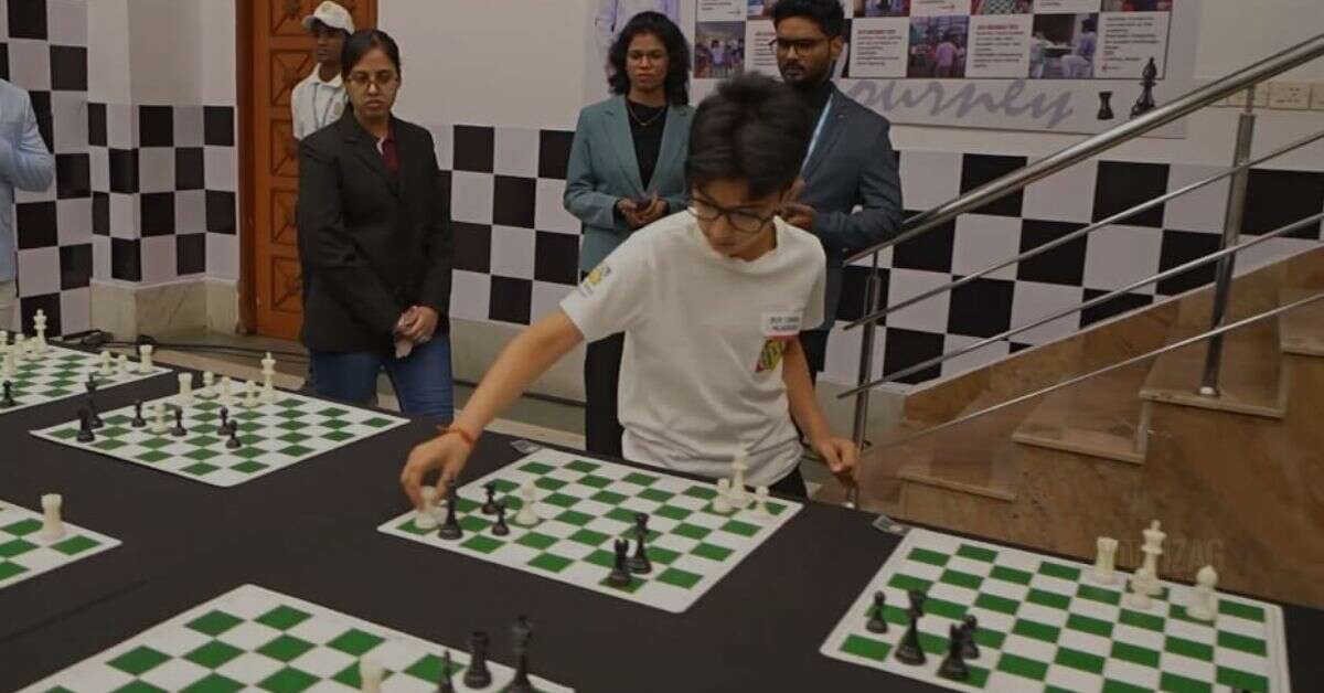 Grandson of Chandrababu Naidu joins World Book of Records for chess