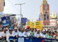 Visakhapatnam: YSRCP protest against power tariff hike