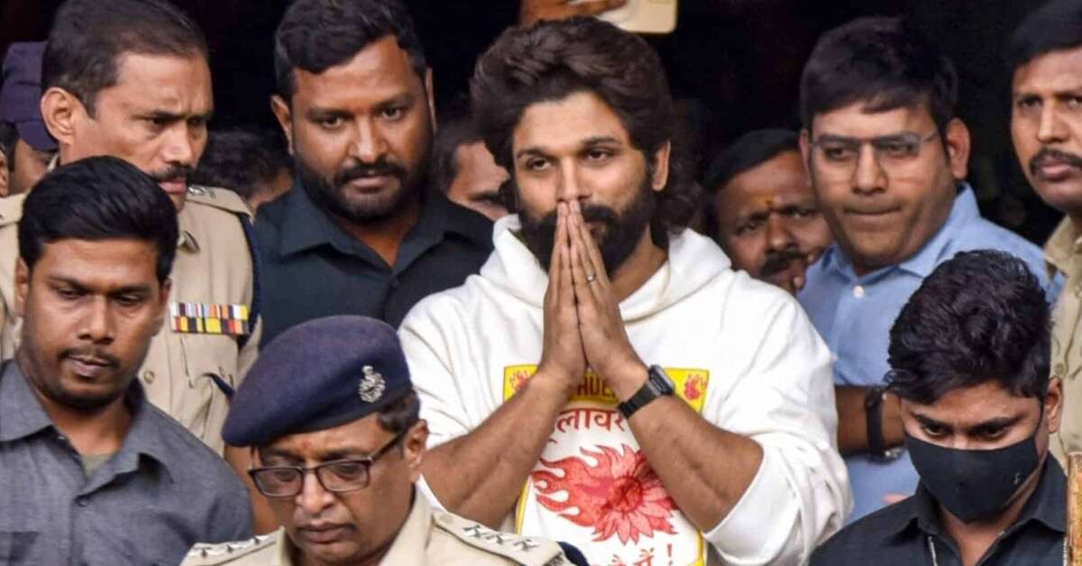 Actor Allu Arjun released from jail