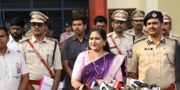 Anitha uncovers ganja & cell phones in Visakhapatnam Central Prison